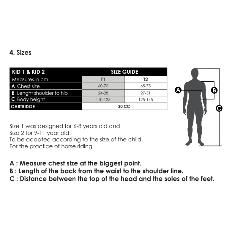 Junior Airbag Vest - EqiSafe